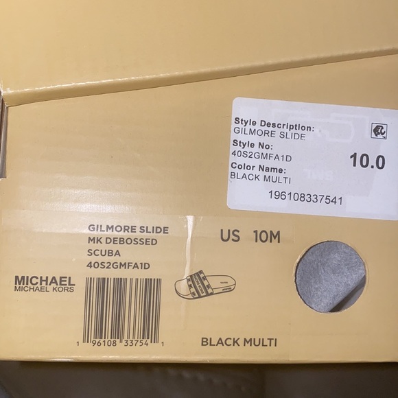 Michael Kors Gilmore slides ladies sz 10 *nwt - Picture 6 of 12